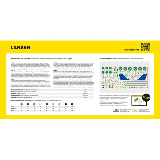 STARTER KIT Lansen, 1/72 - Heller 56343 STARTER KIT Lansen, 1/72 - Heller 56343
