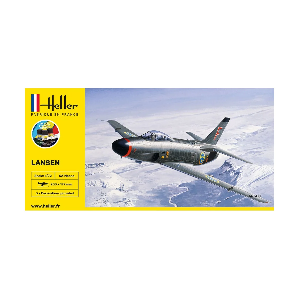 STARTER KIT Lansen, 1/72 - Heller 56343 STARTER KIT Lansen, 1/72 - Heller 56343