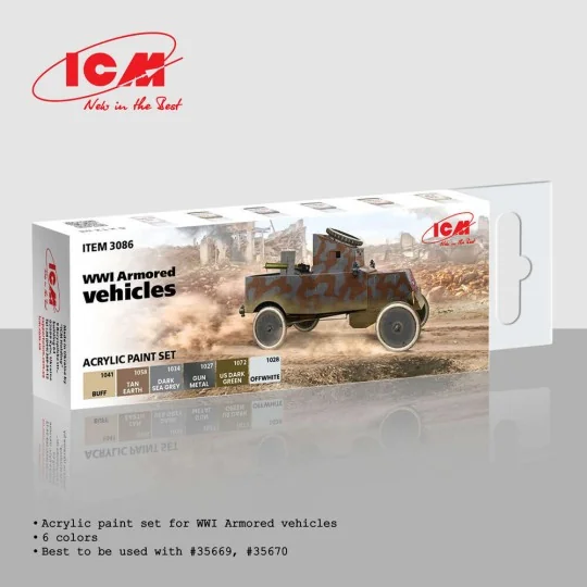 WWI Armored vehicles - ICM 3086 WWI Armored vehicles - ICM 3086