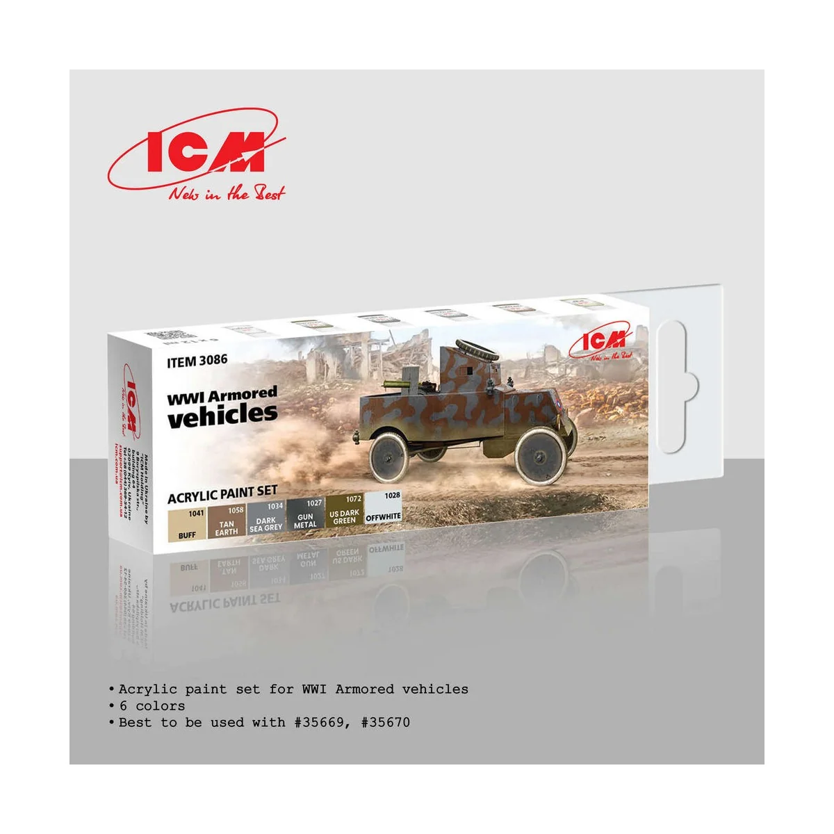 WWI Armored vehicles - ICM 3086 WWI Armored vehicles - ICM 3086