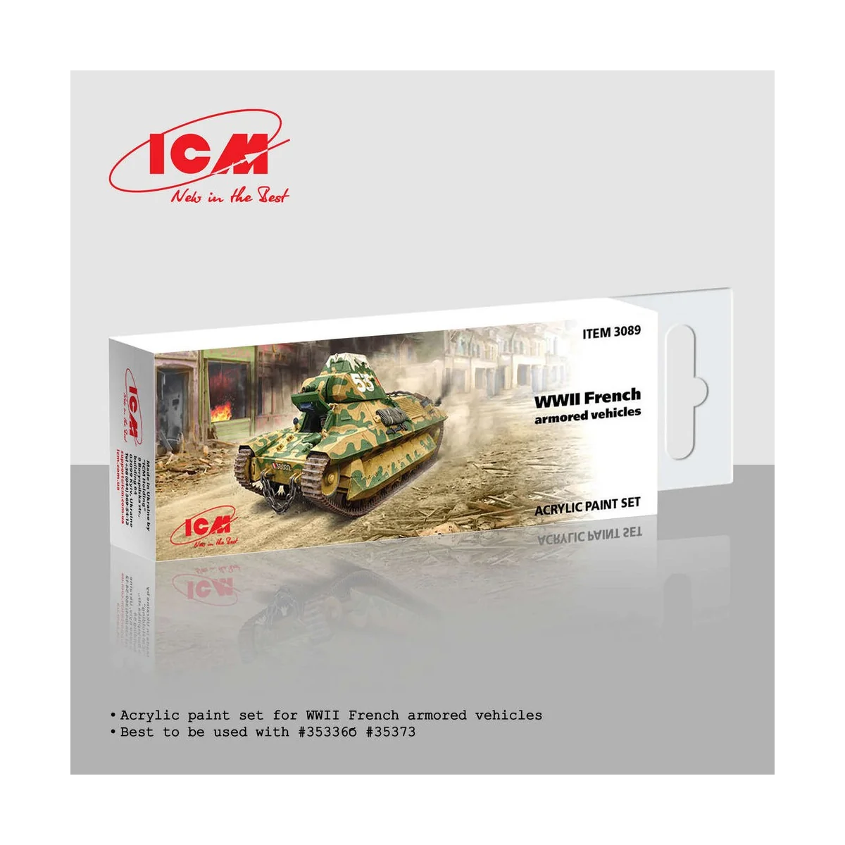 WWII French armored vehicles - ICM 3089