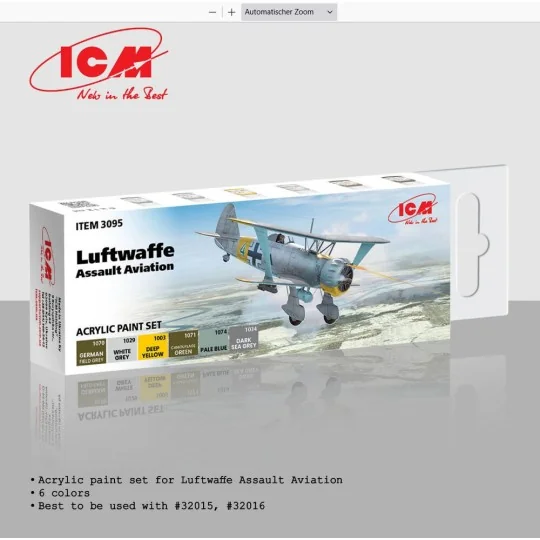 Luftwaffe Assault Aviation - ICM 3095