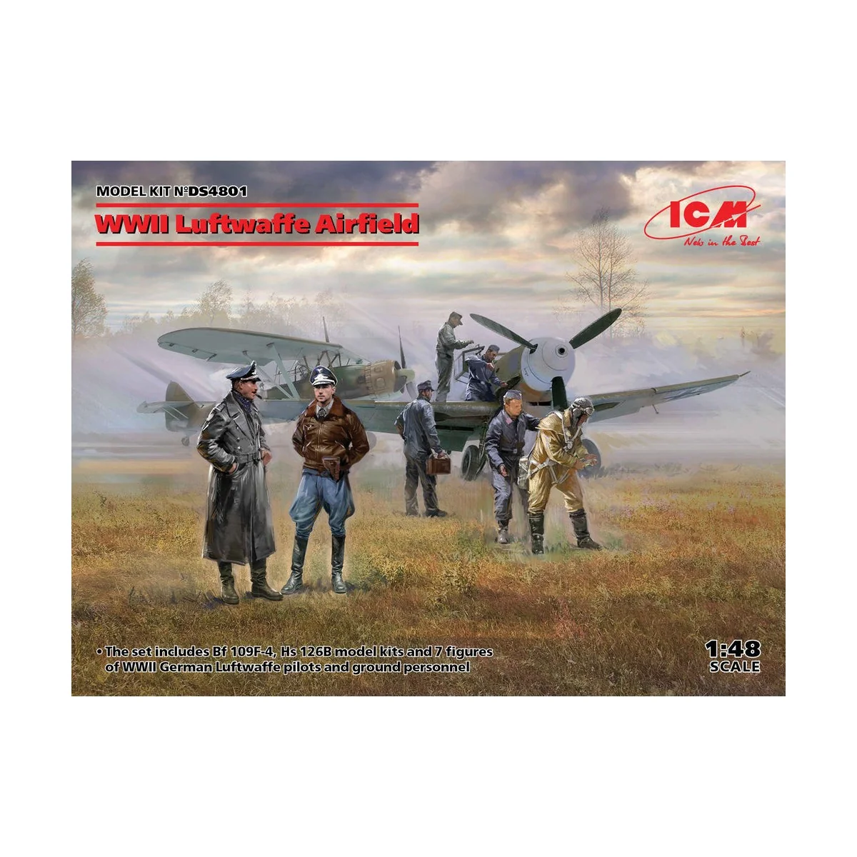 WWII Luftwaffe Airfield(MesserschmittBf109F-4, Hs126B-1, Pilot, Gro... WWII Luftwaffe Airfield(MesserschmittBf109F-4, Hs126B-1, Pilot, Gro...