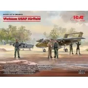 Vietnam USAF Airfield(Cessna O-2A,OV-10 Bronco,US Pil&Gro.Pers(Viet...