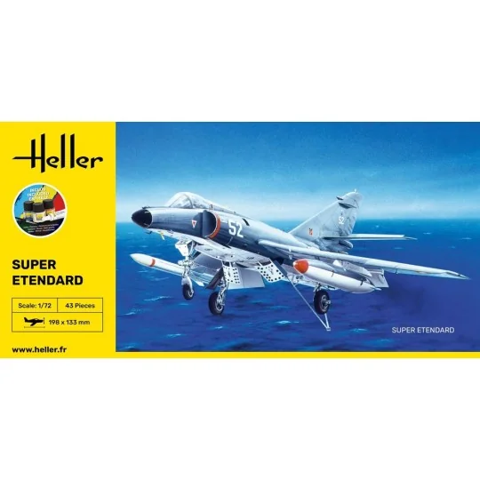 STARTER KIT Super Etendard, 1/72 - Heller 56360 STARTER KIT Super Etendard, 1/72 - Heller 56360