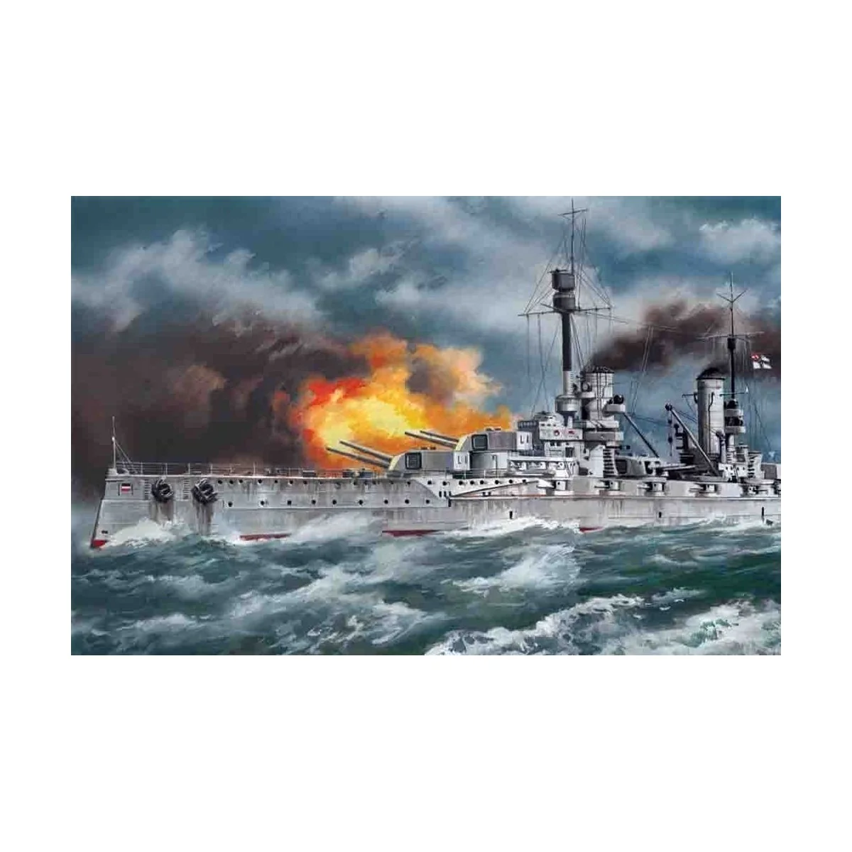 Kronprinz WWI German Battleship, 1/350 - ICM S.003 Kronprinz WWI German Battleship, 1/350 - ICM S.003