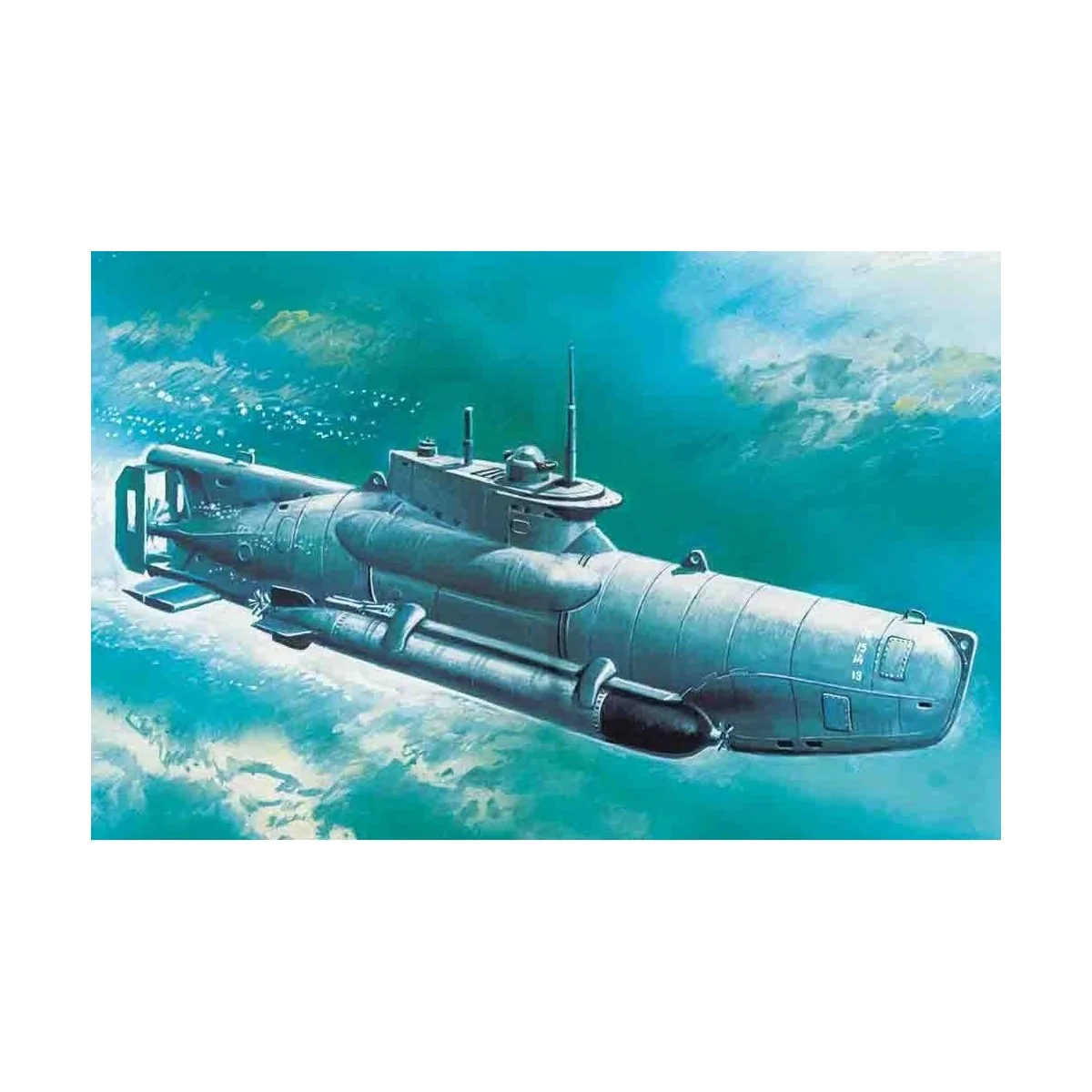 U-Boat Type XXVIIB "Seehund" late, 1/72 - ICM S.007