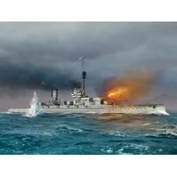 König WWI German Battleship Full hull and waterline, 1/700 - ICM S.014