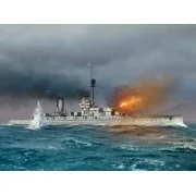 König WWI German Battleship Full hull and waterline, 1/700 - ICM S.014