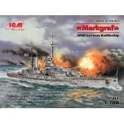 Markgraf (full hull & waterline) WWI German Battleship, 1/700 - ICM... Markgraf (full hull & waterline) WWI German Battleship, 1/700 - ICM...