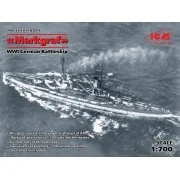 Markgraf (full hull & waterline) WWI German Battleship, 1/700 - ICM... Markgraf (full hull & waterline) WWI German Battleship, 1/700 - ICM...