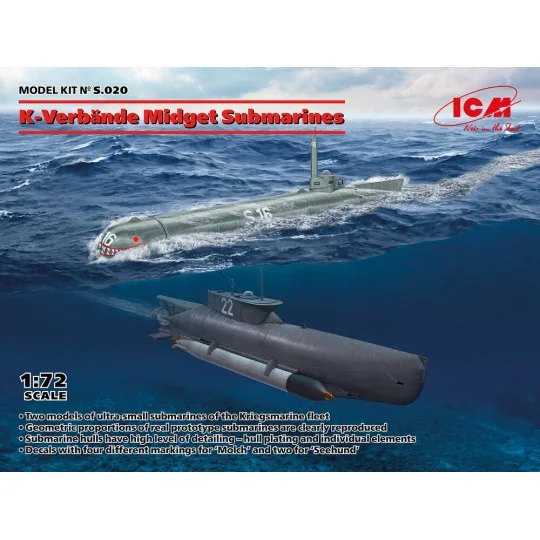 K-Verbände Midget Submarines ('Seehund' and 'Molch') - ICM S.020