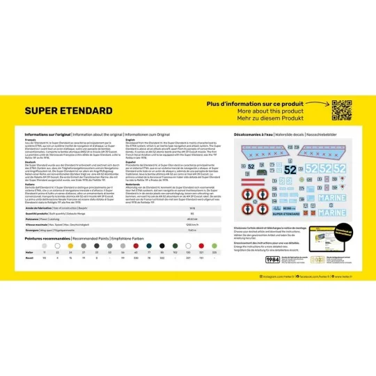 STARTER KIT Super Etendard - Heller 56360