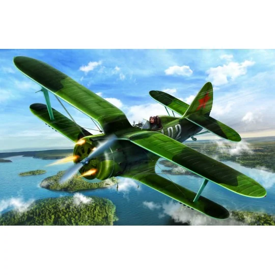 I-153,WWII Soviet Fighter(100% new molds - ICM 32010