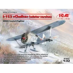 I-153(winter version), WWII Soviet Fighte, 1/32 - ICM 32011