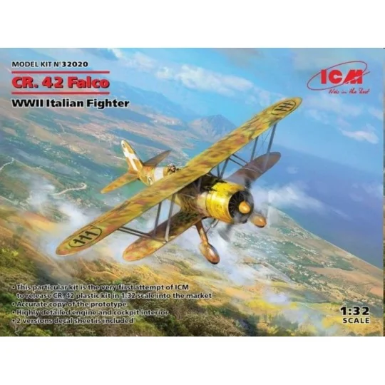 CR. 42 Falco, WWII Italian Fighter, 1/32 - ICM 32020