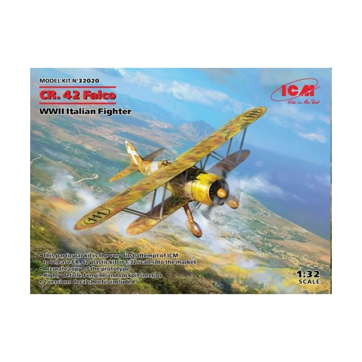 CR. 42 Falco, WWII Italian Fighter - ICM 32020