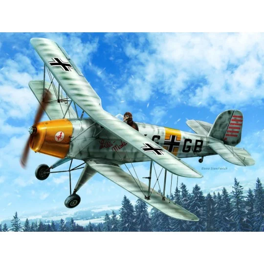Bücker Bü 131D,WWII German Training Aircraft(100% new molds) - ICM ...