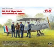 DH. 82A Tiger Moth with WWII RAF cadets - ICM 32037
