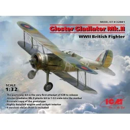 Gloster Gladiator Mk.II, WWII British Fighter, 1/32 - ICM 32041
