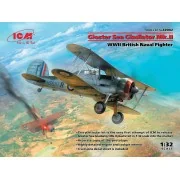 Gloster Sea Gladiator Mk.II, WWII British Naval Fighter, 1/32 - ICM... Gloster Sea Gladiator Mk.II, WWII British Naval Fighter, 1/32 - ICM...