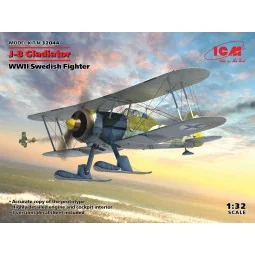 J-8 Gladiator, WWII Swedish Fighter - ICM 32044