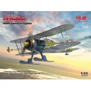 J-8 Gladiator, WWII Swedish Fighter, 1/32 - ICM 32044