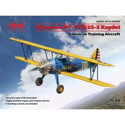 Stearman PT-17/N2S-3 Kaydet, American Training Aircraft, 1/32 - ICM...