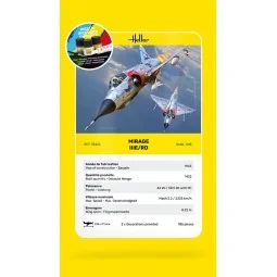 STARTER KIT Mirage IIIE/RD, 1/48 - Heller 35422