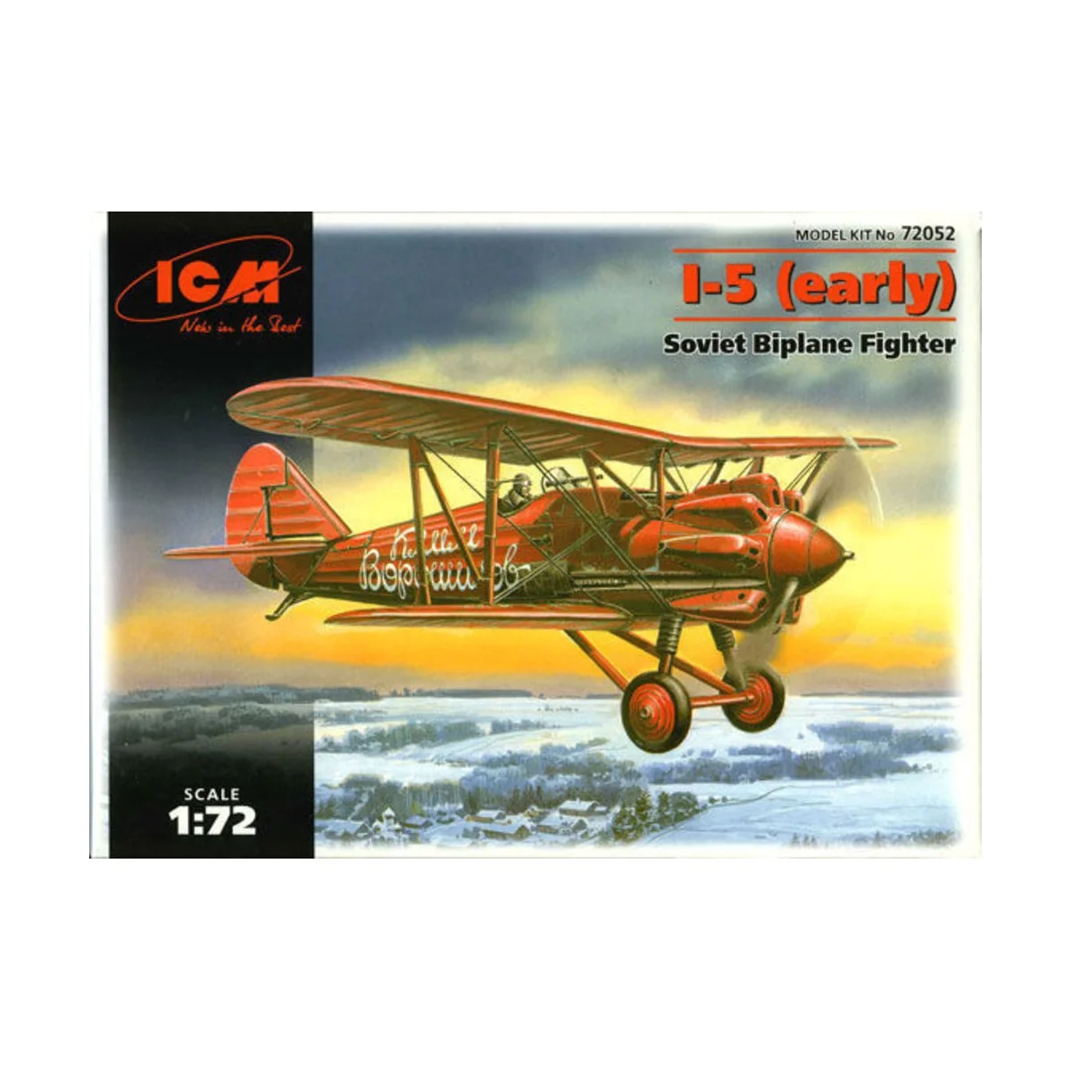 I-5 Soviet Biplane Fighter, 1/72 - ICM 72052