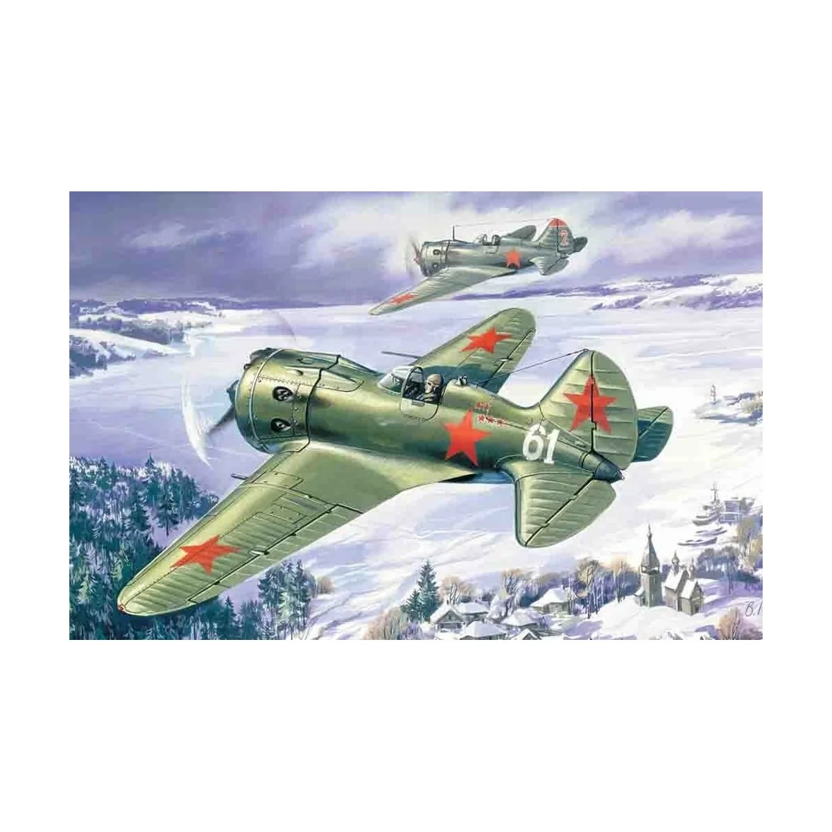 Polikarpov I-16 Typ 24, 1/72 - ICM 72071