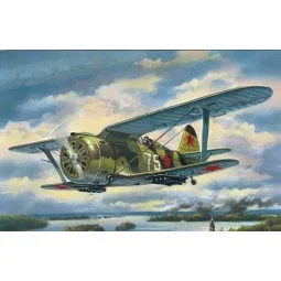 I-153 "Chaika", WWII Soviet Biplane Fighter - ICM 72074