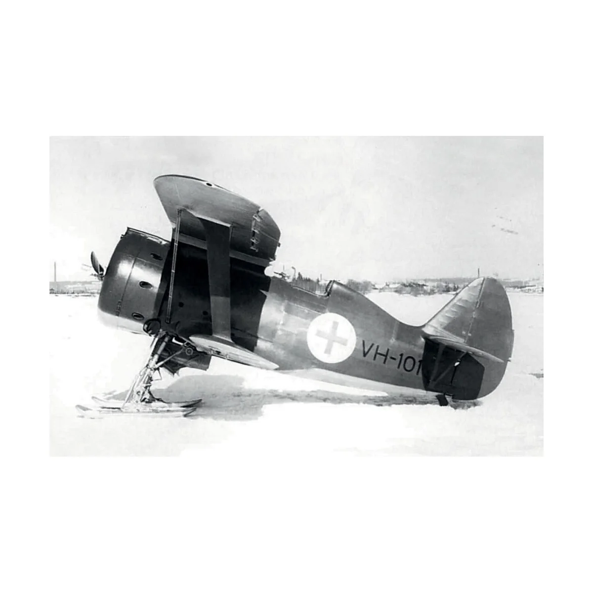 I-153,WWII Finnish Air Force Fighter winter version - ICM 72075