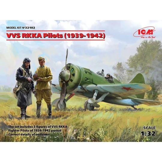VVS RKKA Pilots(1939-1942p)(3 Figures) - ICM 32102