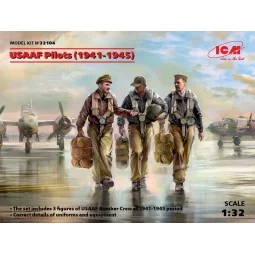 USAAF Pilots (1941-1945) (3 figures), 1/32 - ICM 32104