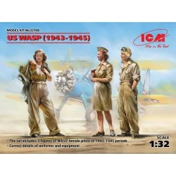 US WASP (1943-1945) (3 figures), 1/32 - ICM 32108