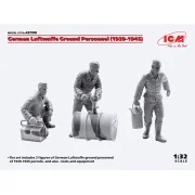 German Luftwaffe Ground Personnel(1939-1945)(3 figures), 1/32 - ICM... German Luftwaffe Ground Personnel(1939-1945)(3 figures), 1/32 - ICM...