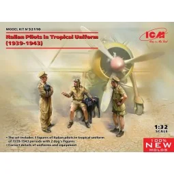 Italian Pilots in Tropical Uniform (1939-1943) (, 1/32 - ICM 32110