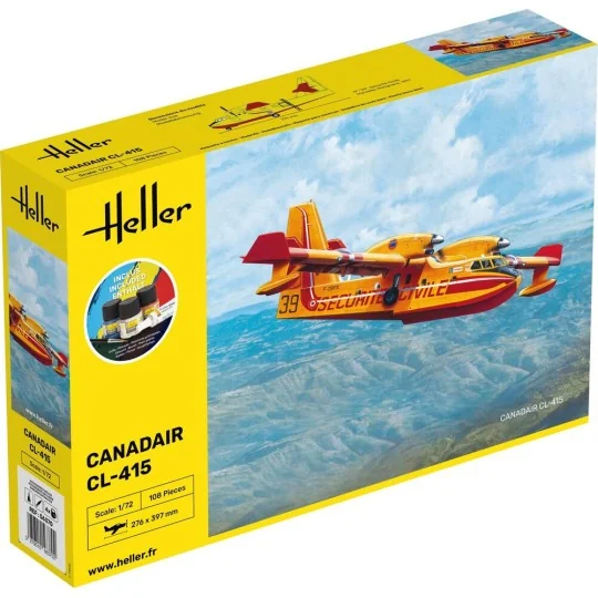 STARTER KIT Canadair CL-415, 1/72 - Heller 56370 STARTER KIT Canadair CL-415, 1/72 - Heller 56370