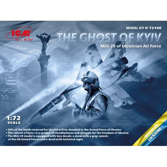 The Ghost of Kyiv, 1/72 - ICM 72140 The Ghost of Kyiv, 1/72 - ICM 72140