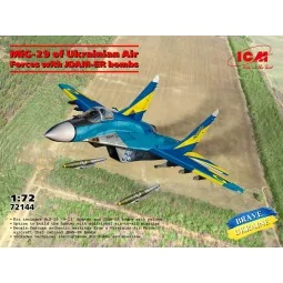 MiG-29 of Ukrainian Air Forces with JDAM-ER bombs, 1/72 - ICM 72144