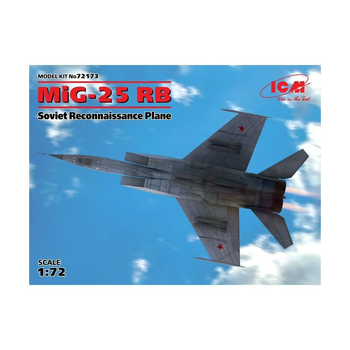 MiG-25 RB,Soviet Reconnaissance Plane - ICM 72173