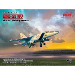 MiG-25 RU, Soviet Training Aircraft, 1/72 - ICM 72176