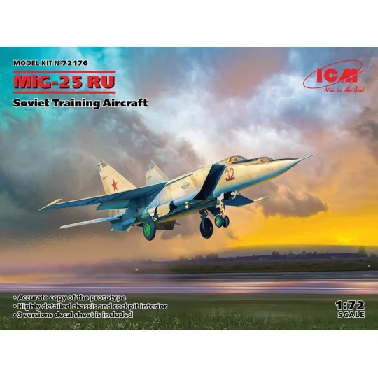 MiG-25 RU, Soviet Training Aircraft - ICM 72176
