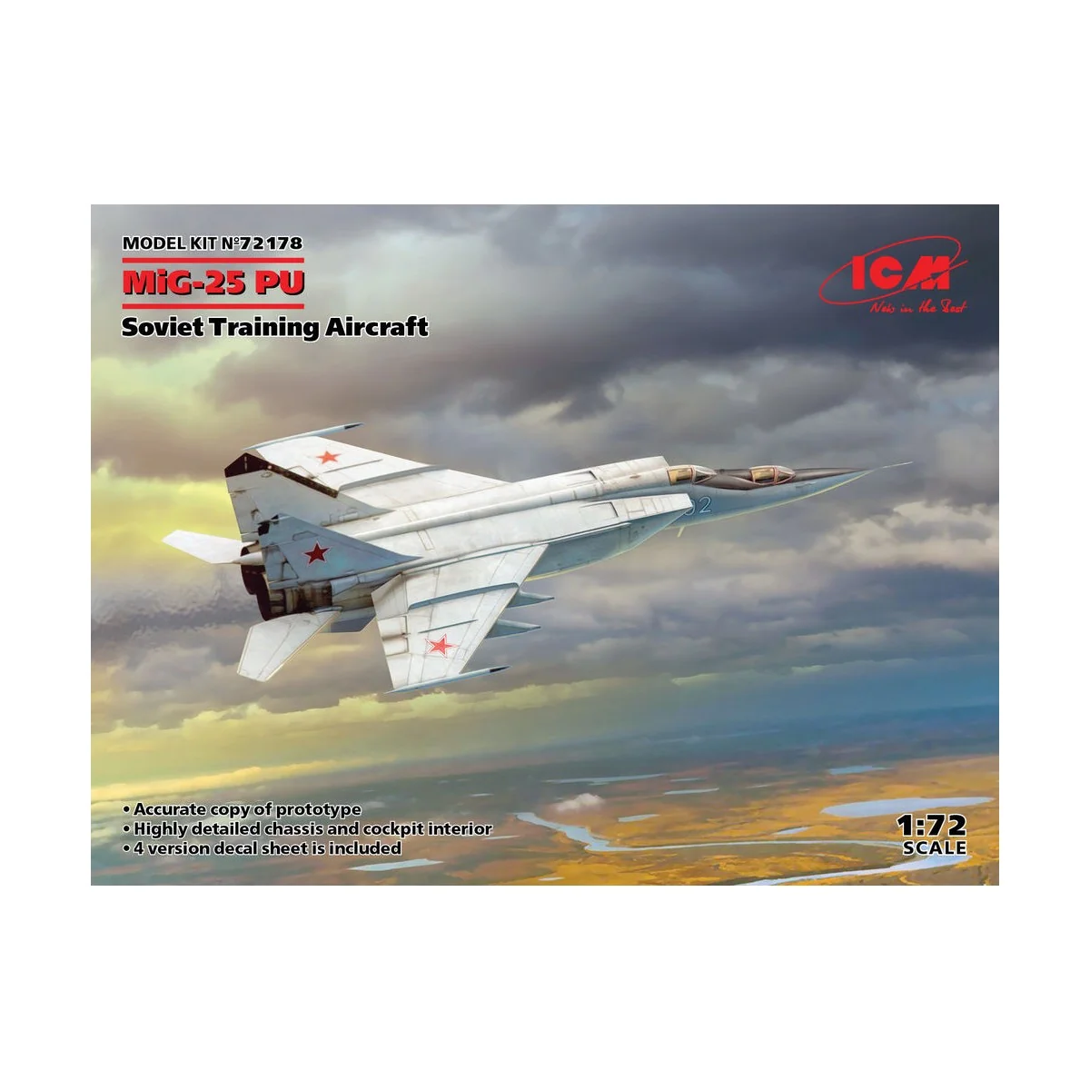 MiG-25PU, Soviet Training Aircraft - ICM 72178