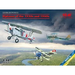 Biplanes of the 1930s and 1940s (??-51A-1, Ki-10-II, U-2/Po-2VS), 1...
