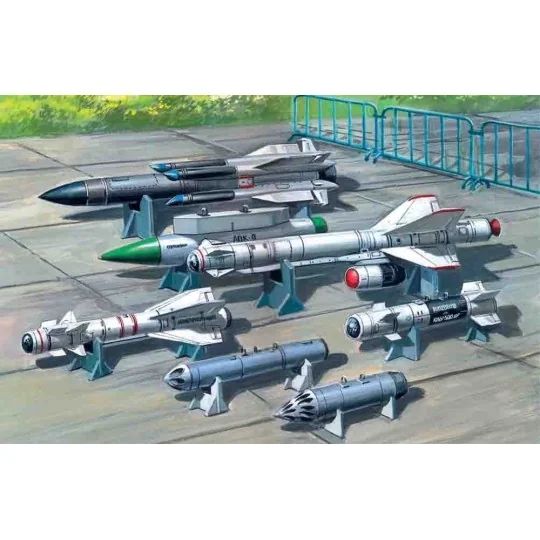 Soviet Air-to-Surface Armament (X-29T, X-31P, X-59M missiles, B-13L...