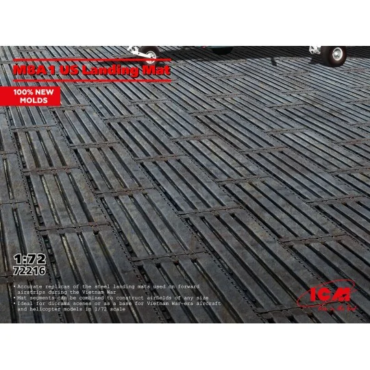M8A1 US Landing Mat (100% new molds) - ICM 72216