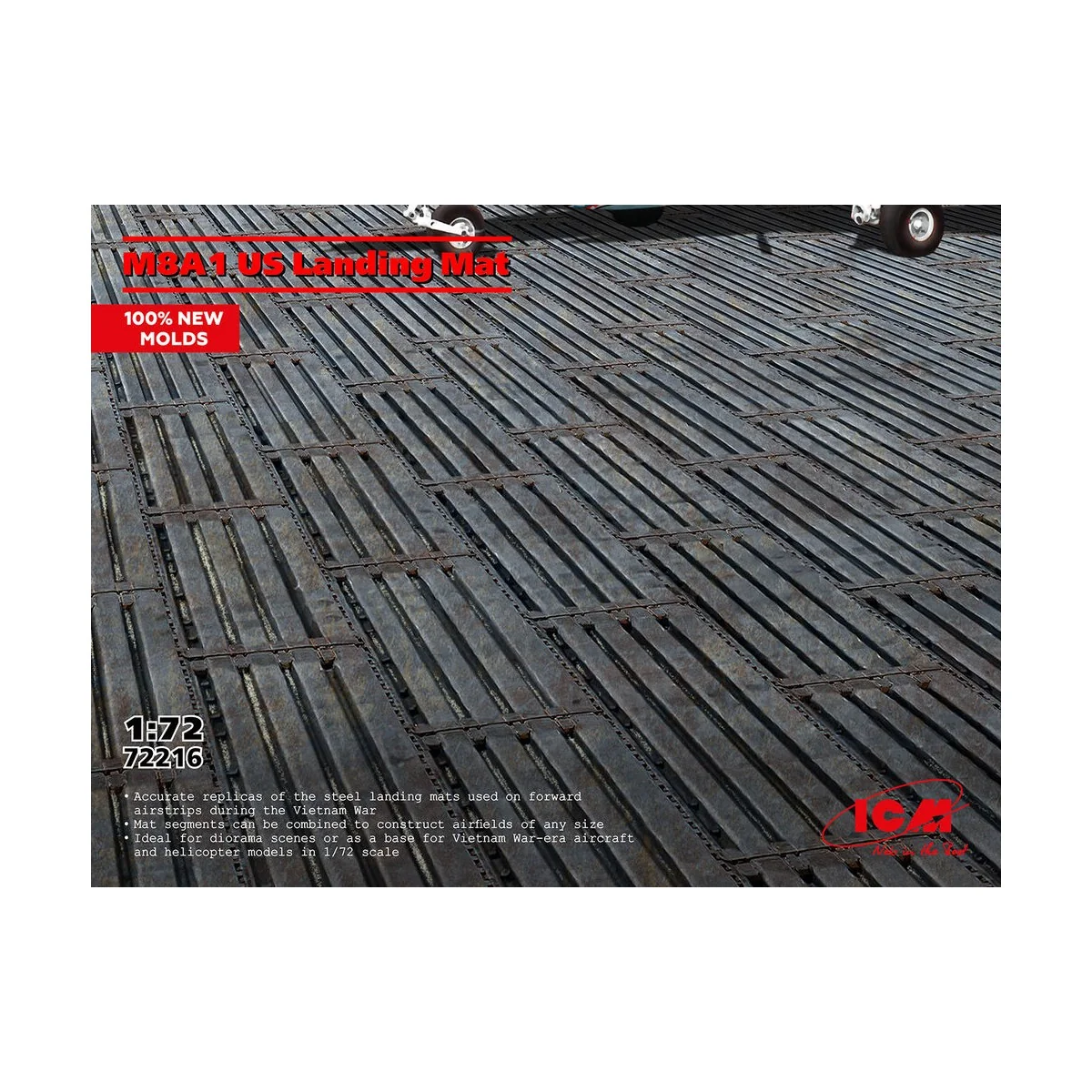 M8A1 US Landing Mat (100% new molds), 1/72 - ICM 72216