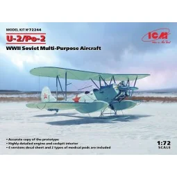 U-2/Po-2, WWII Soviet Multi-Purpose Aircraft - ICM 72244